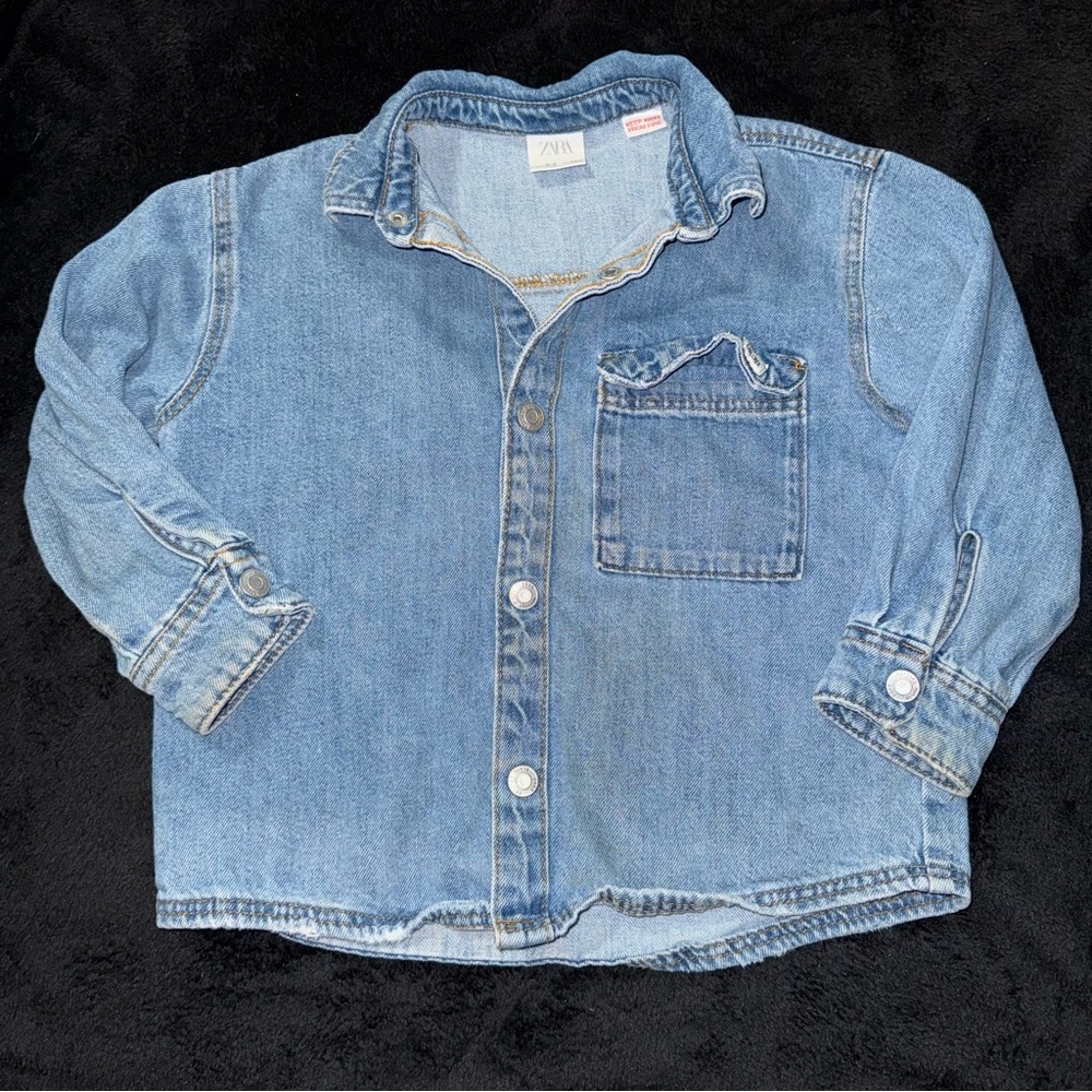 Zara Kids Blue Denim Jacket